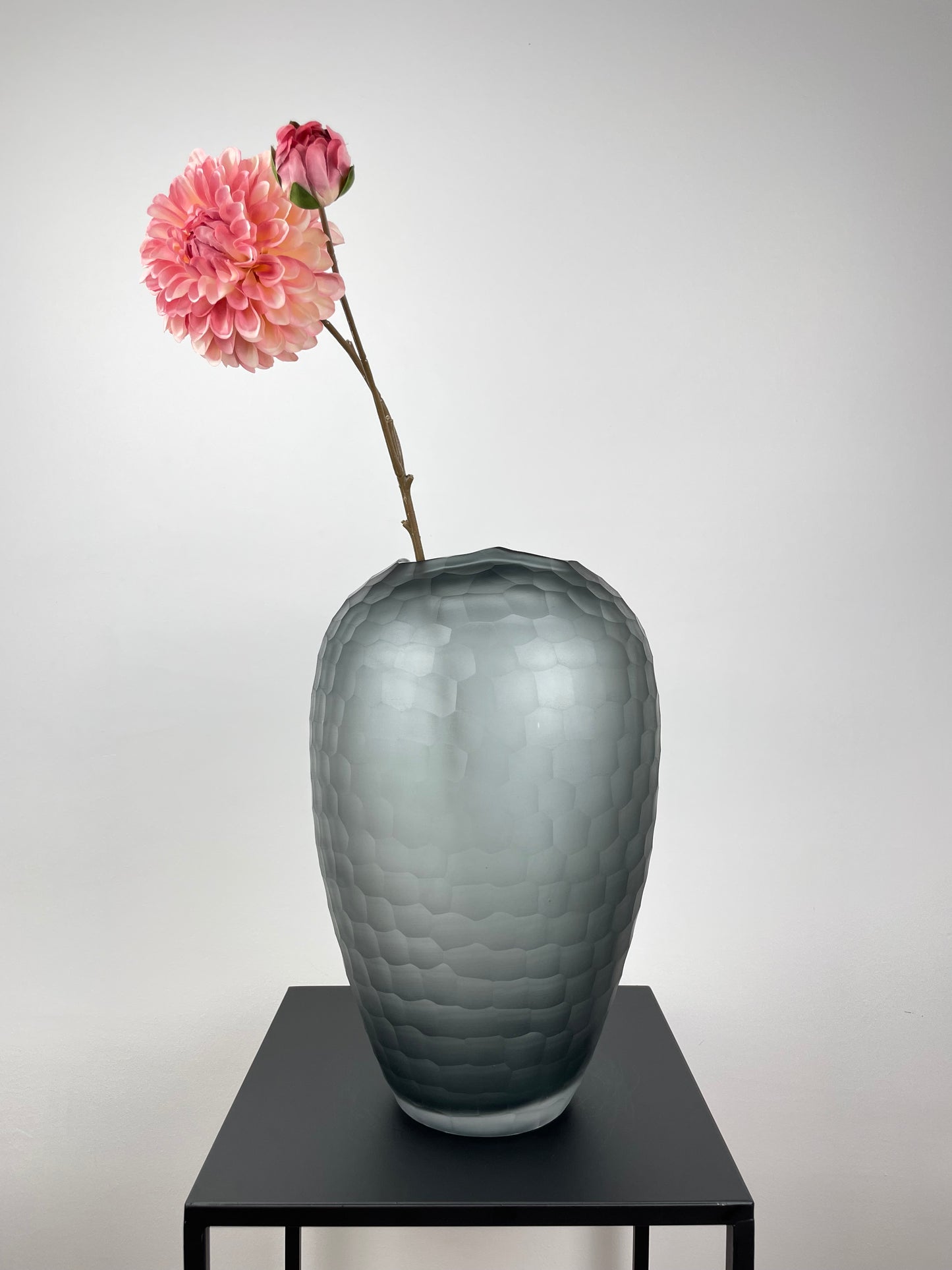 Artificial dahlia, light pink, 63cm