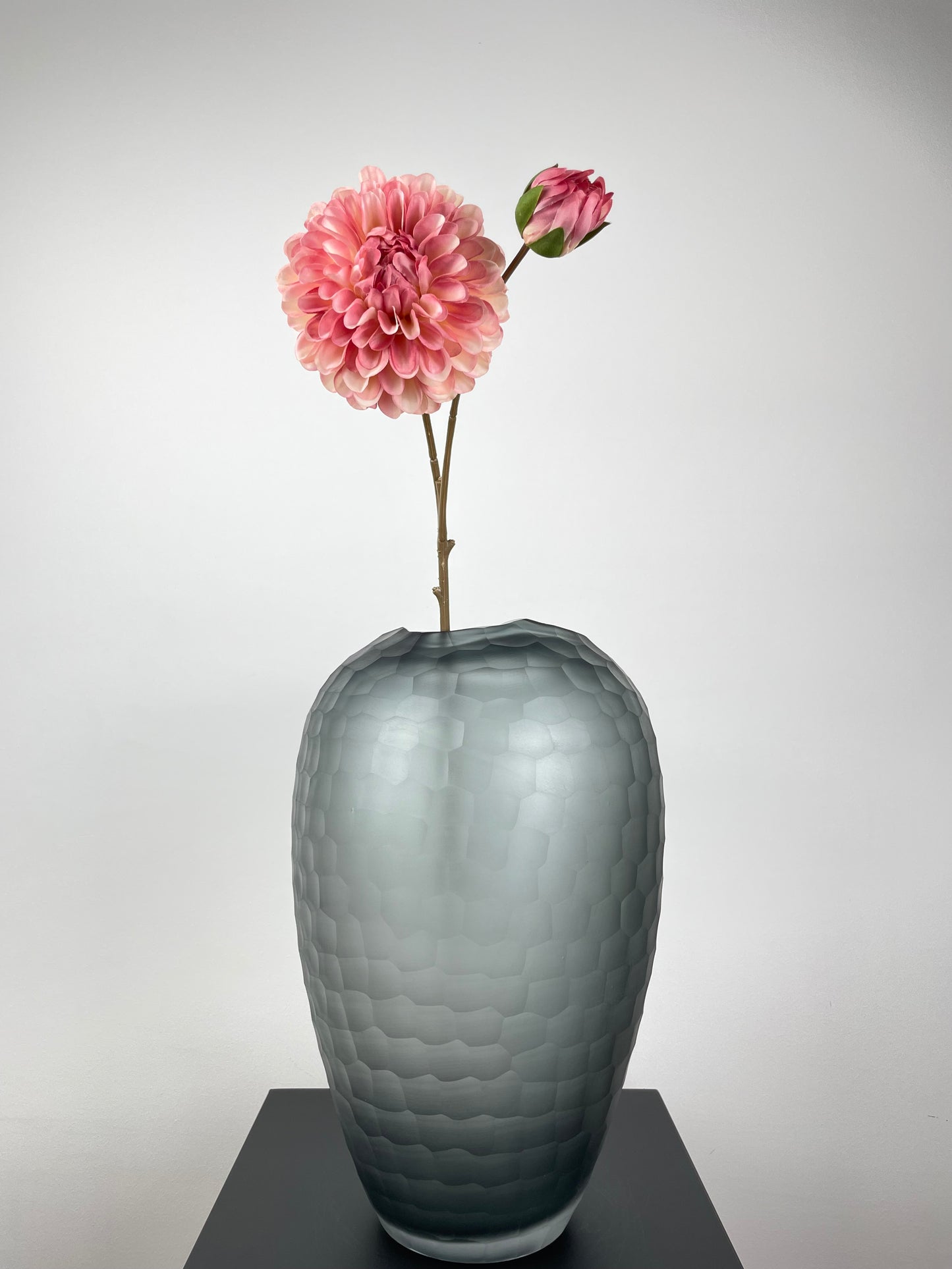 Artificial dahlia, light pink, 63cm
