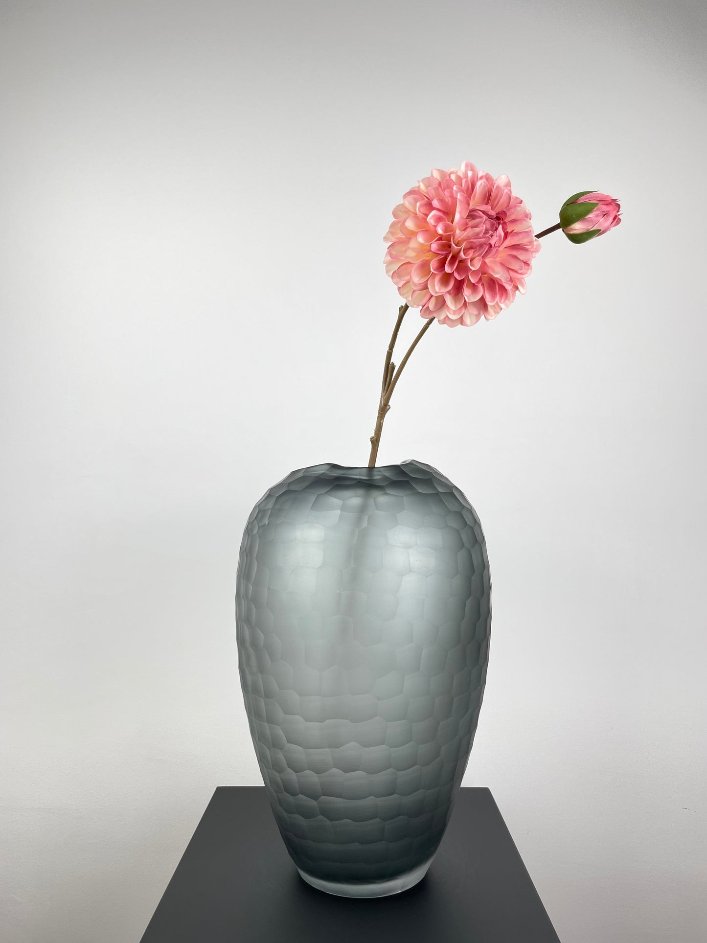 Artificial dahlia, light pink, 63cm