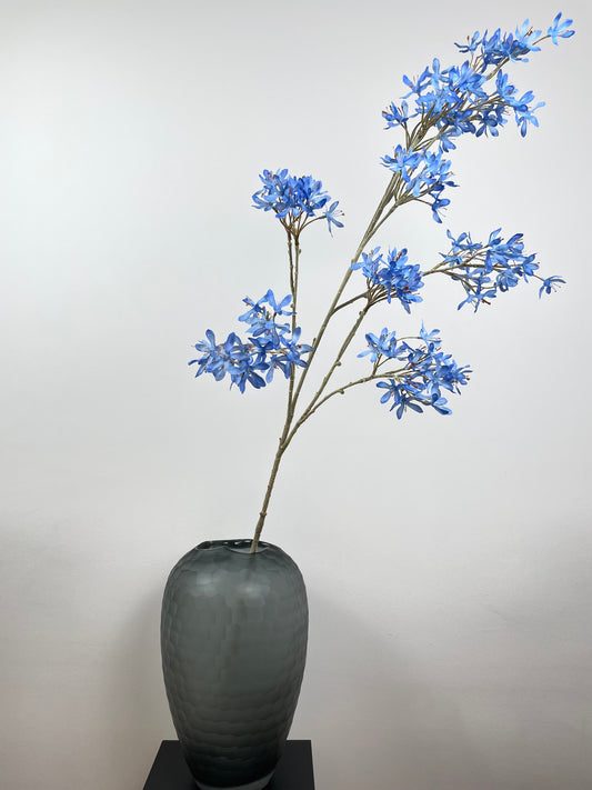 Künstliche Glockenblume, blau, 113cm