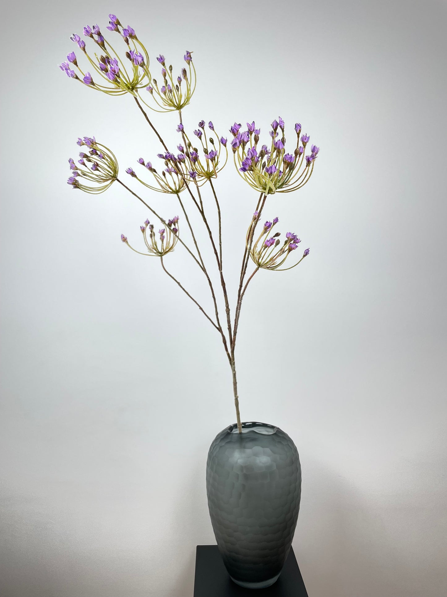 Artificial dill blossom, purple, 120cm
