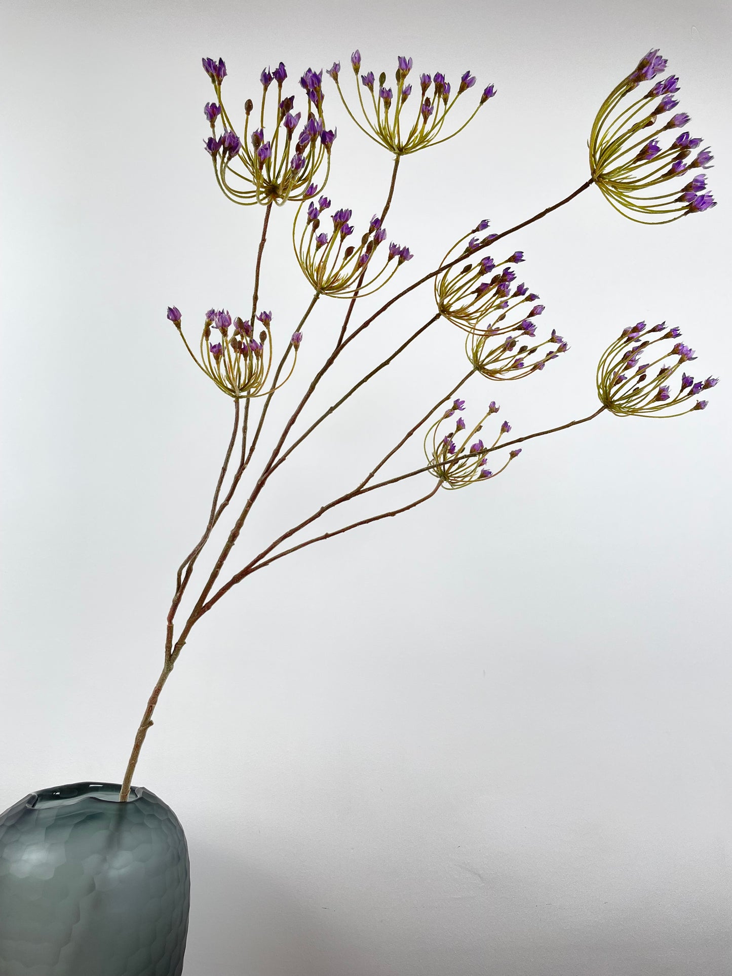 Artificial dill blossom, purple, 120cm