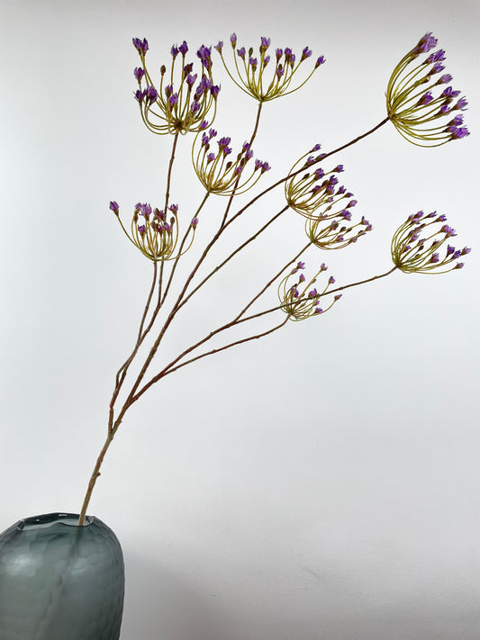 Künstliche Dillblüte, violet, 120cm