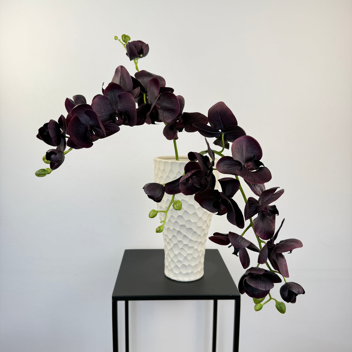 Künstliche Orchidee wie echt, lila, 105cm, Ansicht 4 – Silk-ka