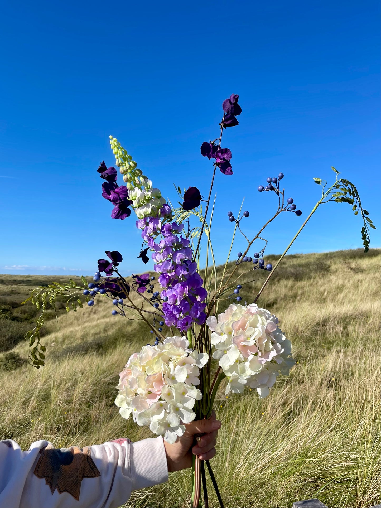 Kunstblumen Bouquet "Dunes of Gold"