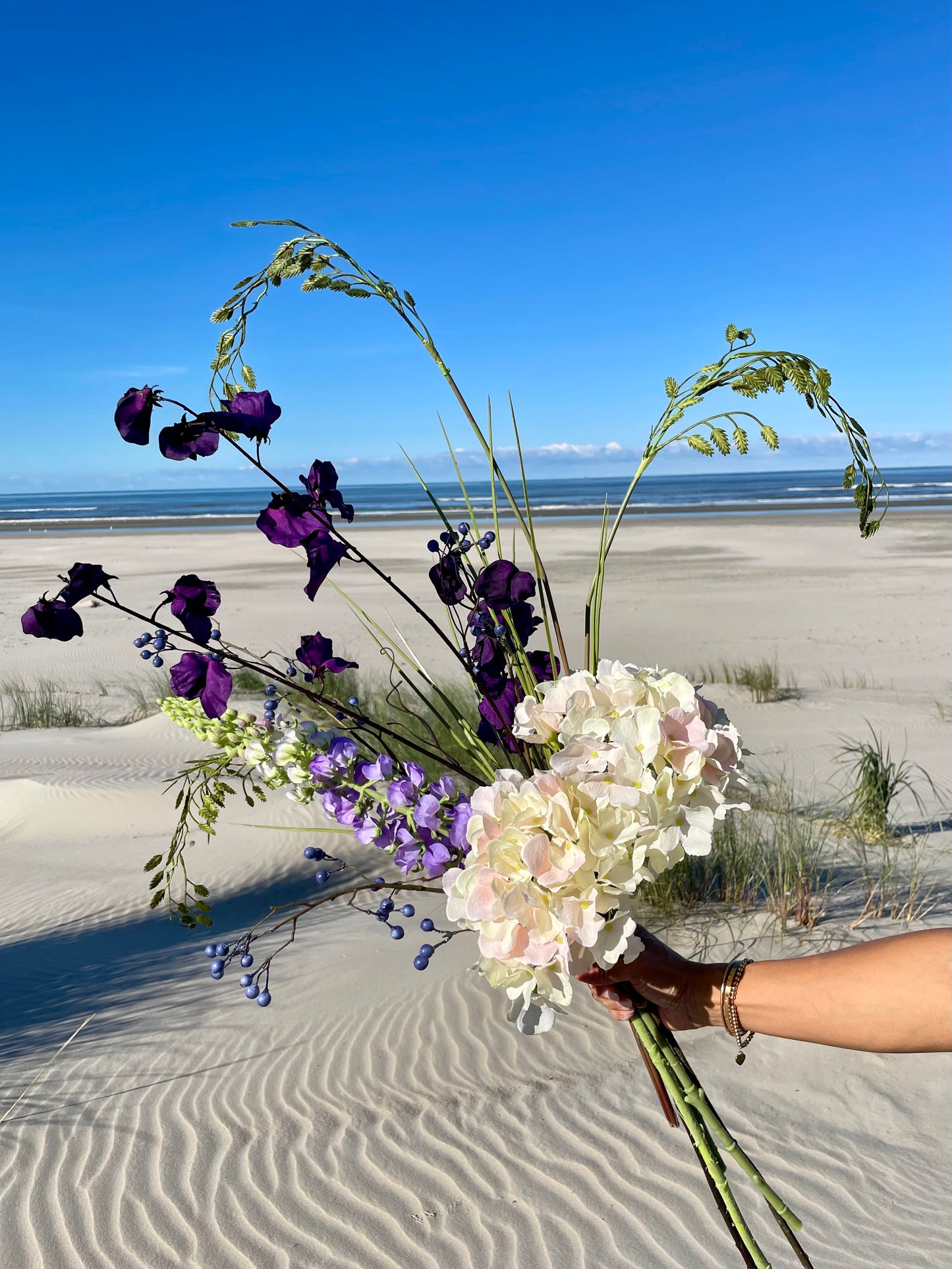Kunstblumen Bouquet "Dunes of Gold"