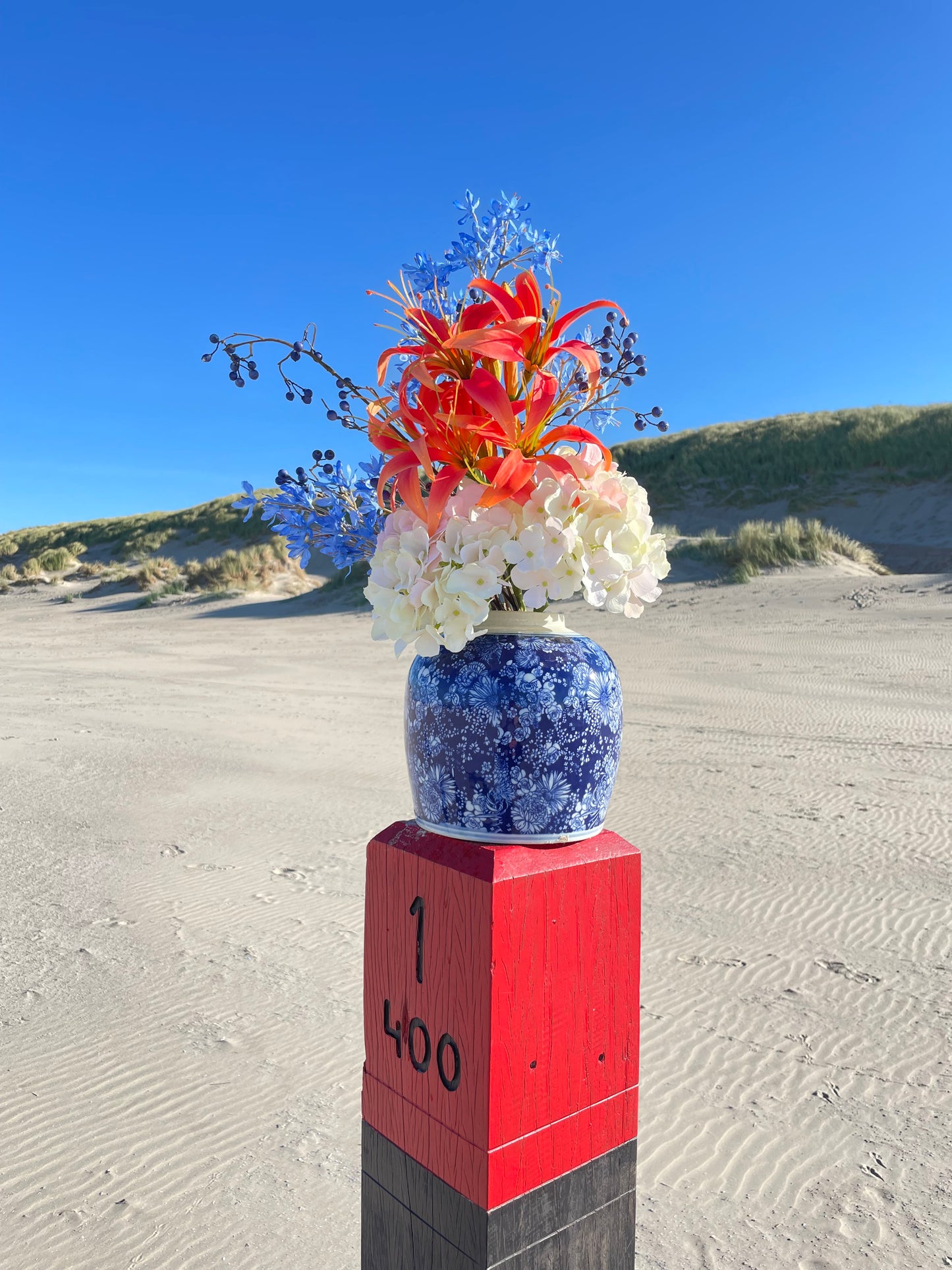 Kunstblumen Bouquet "Island Love"