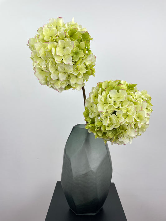 Künstliche Hortensie, hellgrün, 70cm