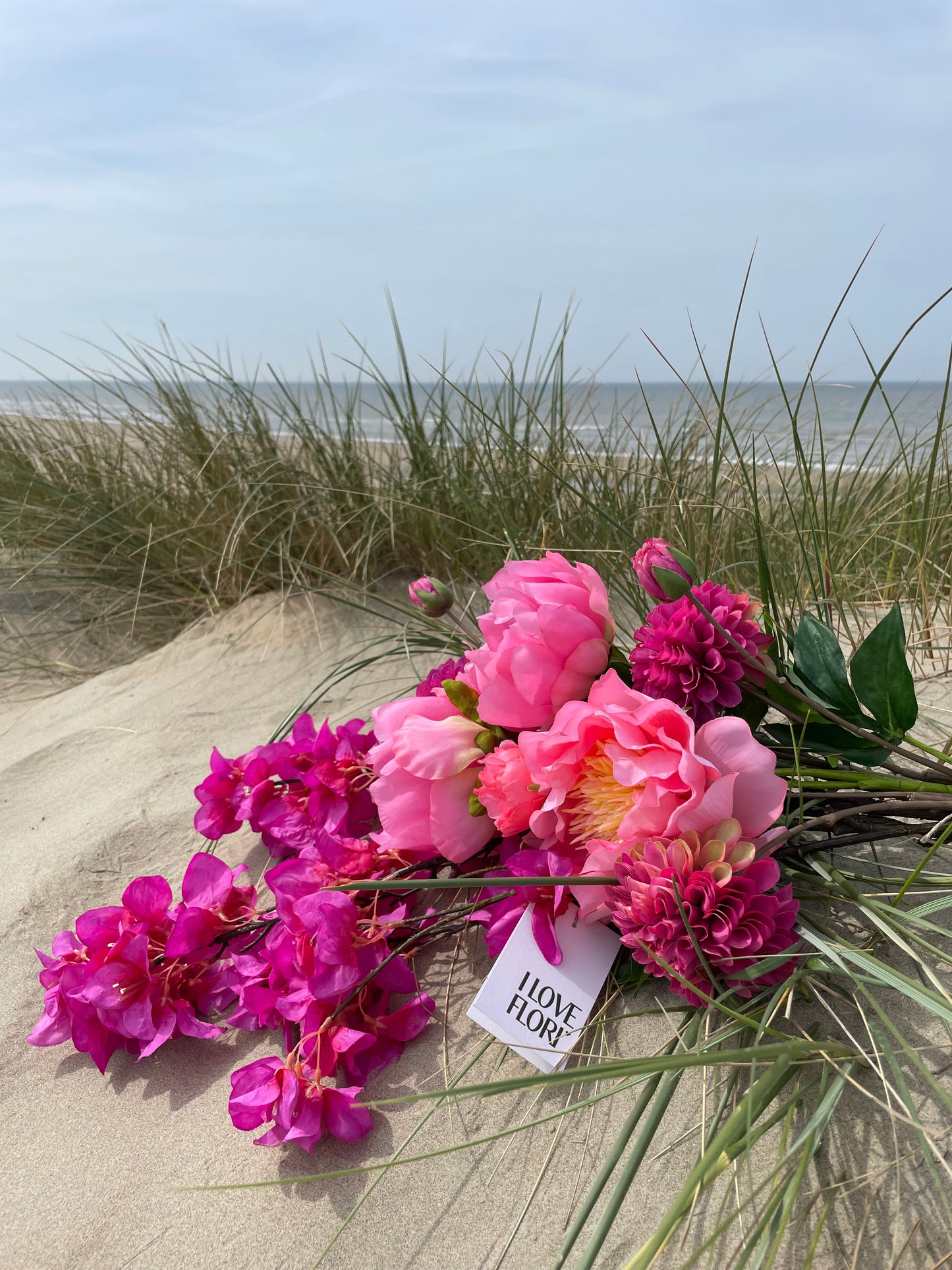 Kunstblumen Bouquet "Pretty in Pink"