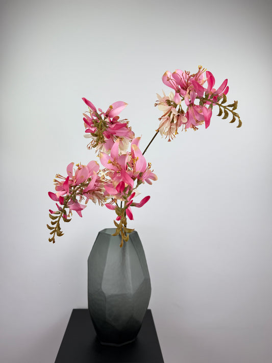 Künstliche Mucuna Blüte, rose-pink, 104cm