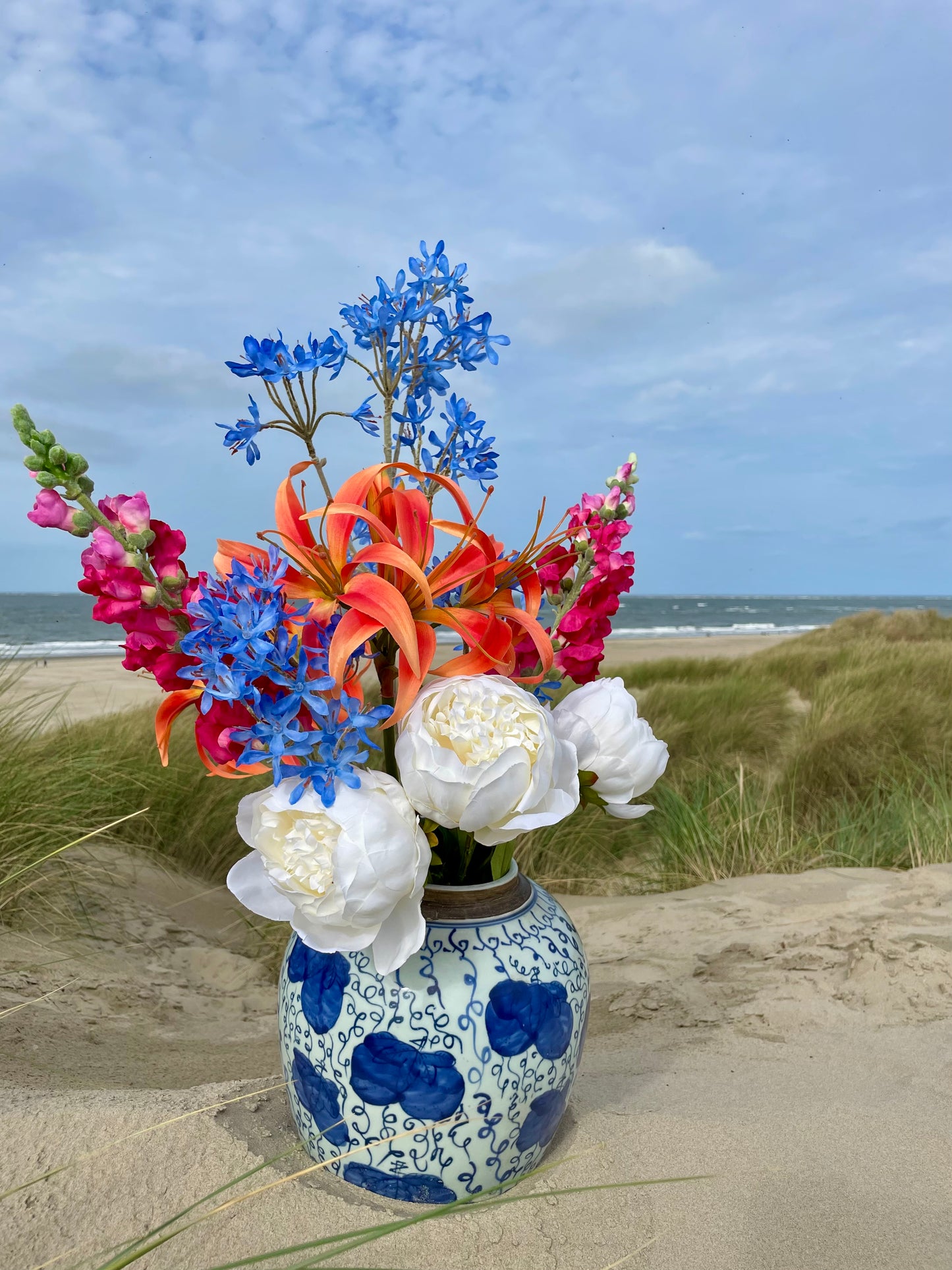 Kunstblumen Bouquet "Summer in the City"