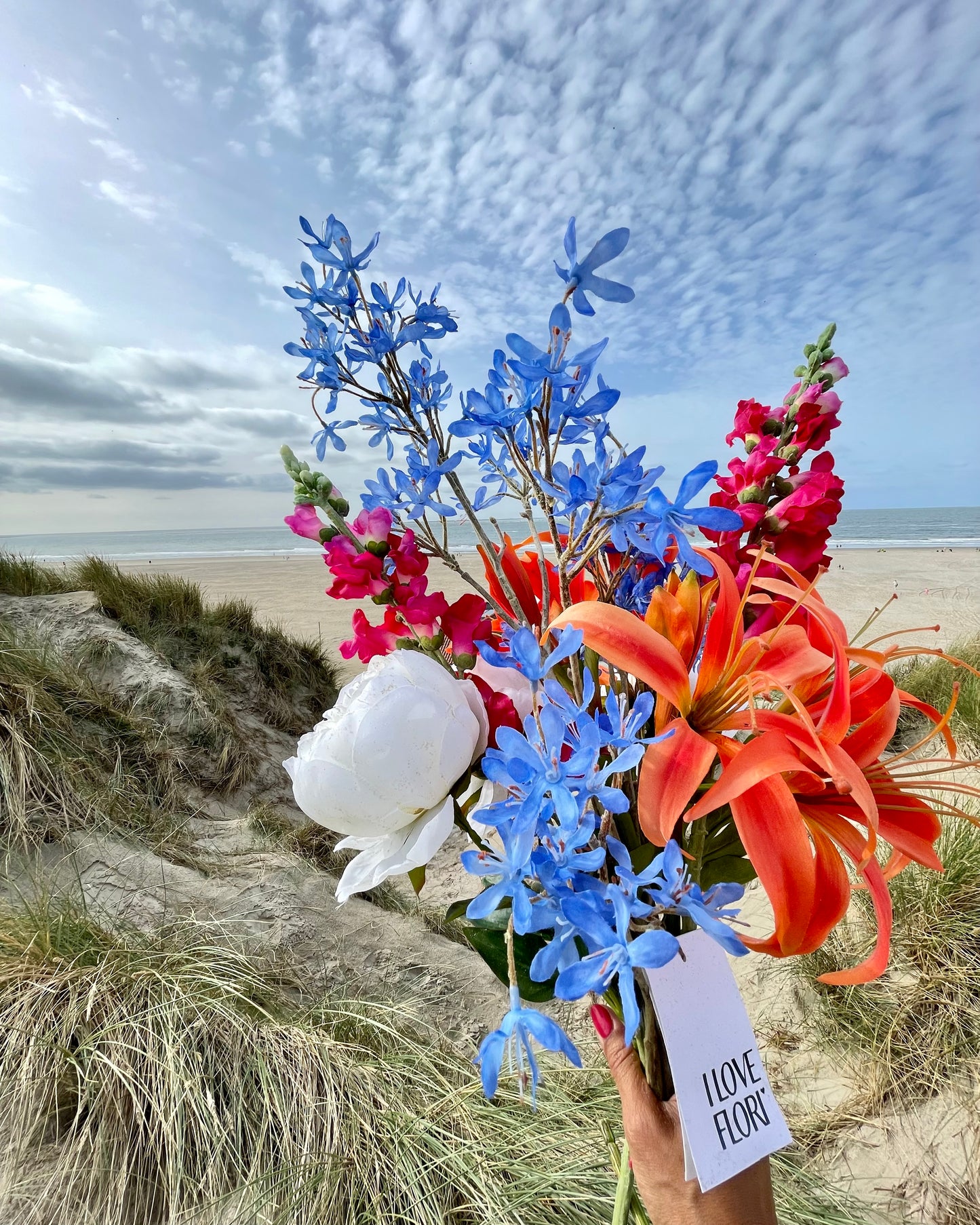 Kunstblumen Bouquet "Summer in the City"