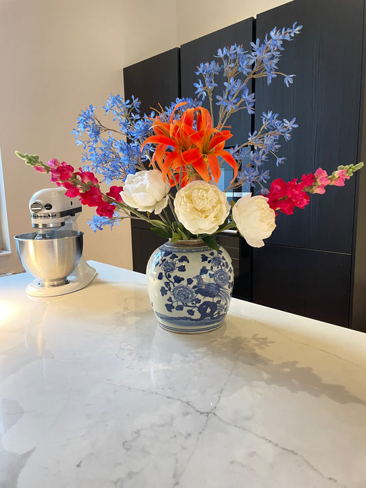 Artificial flower bouquet "Summer in the City"