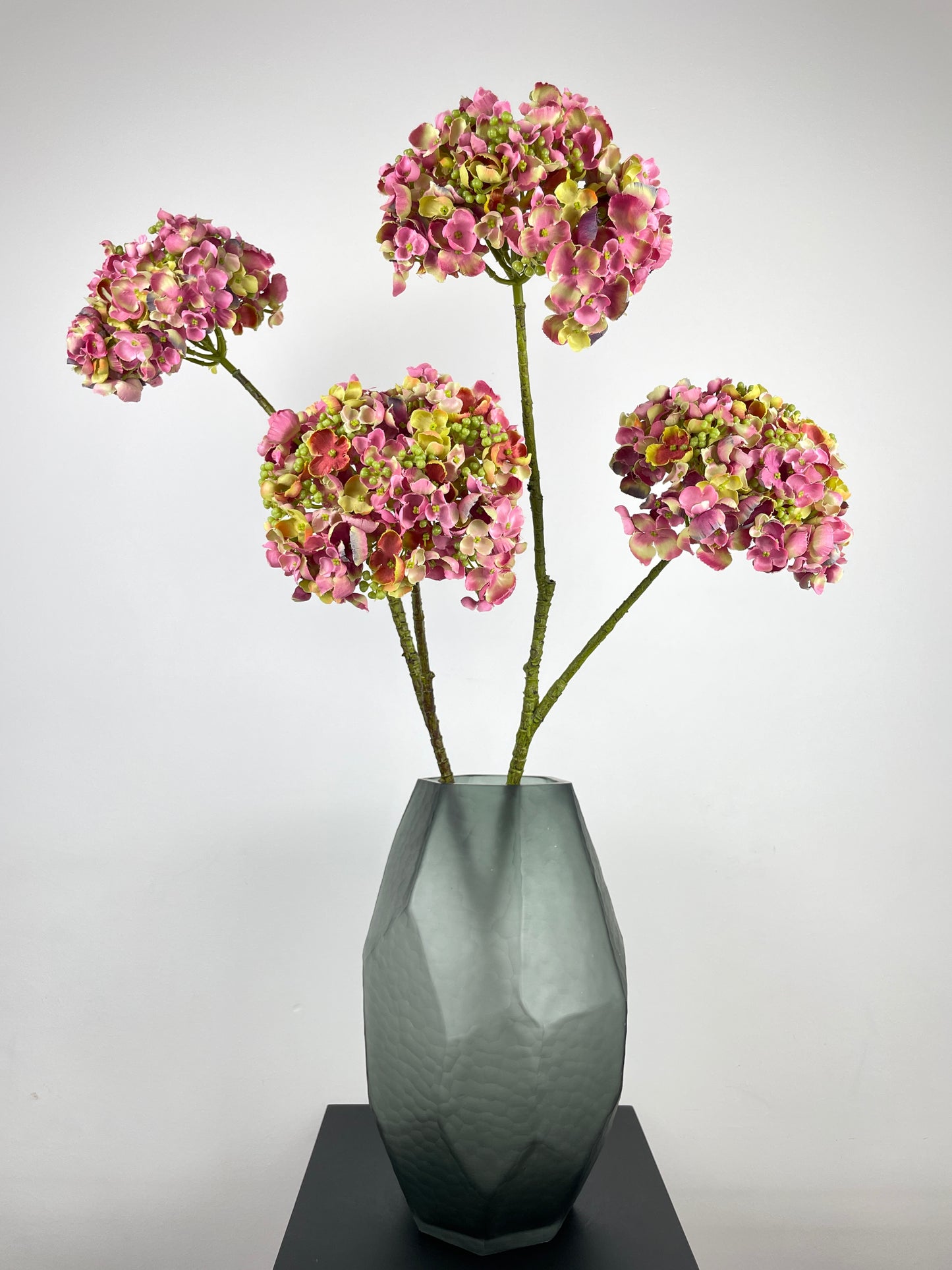 Artificial hydrangea, mauve-pink, 81cm