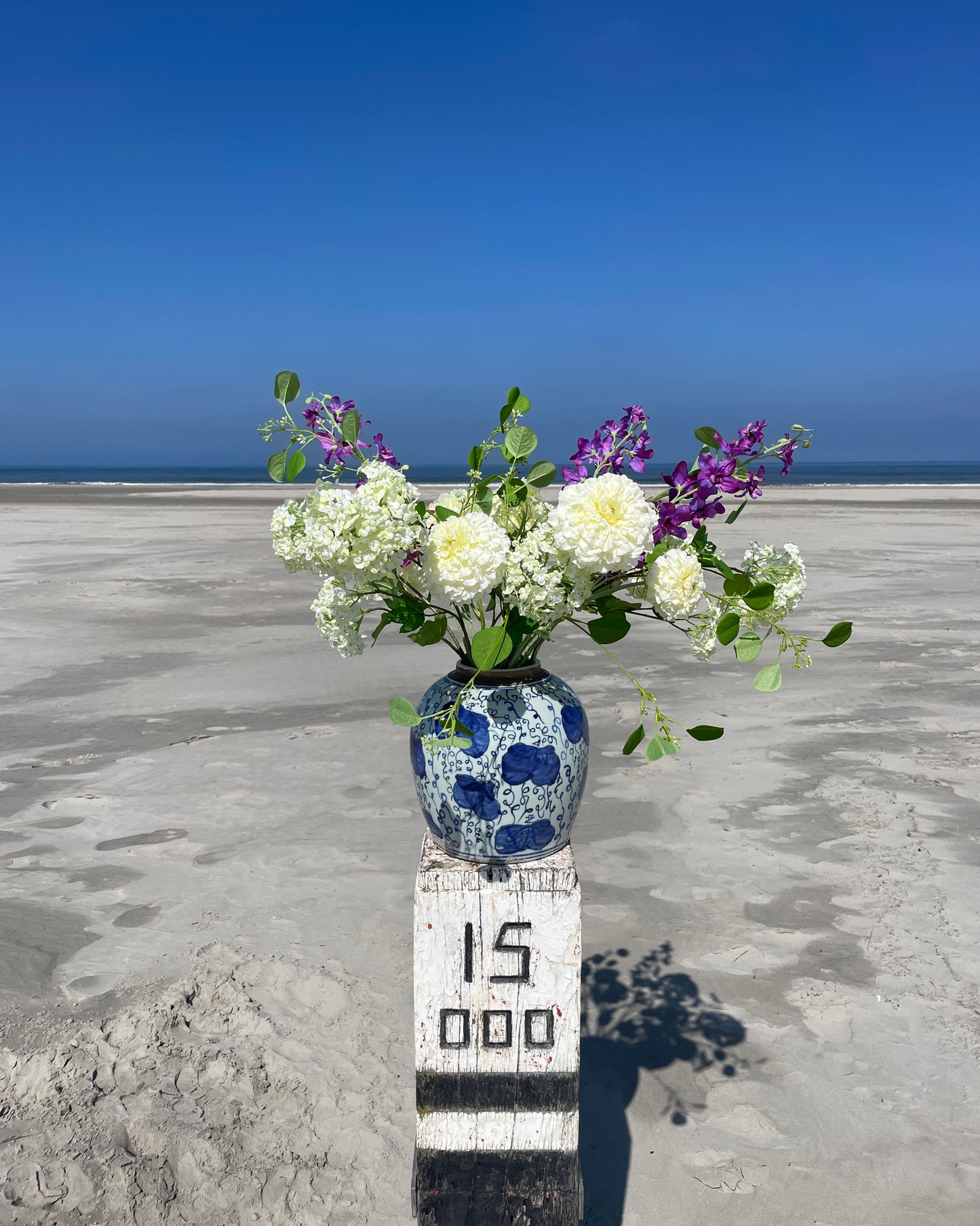 Kunstblumen Bouquet "Ocean Spray"