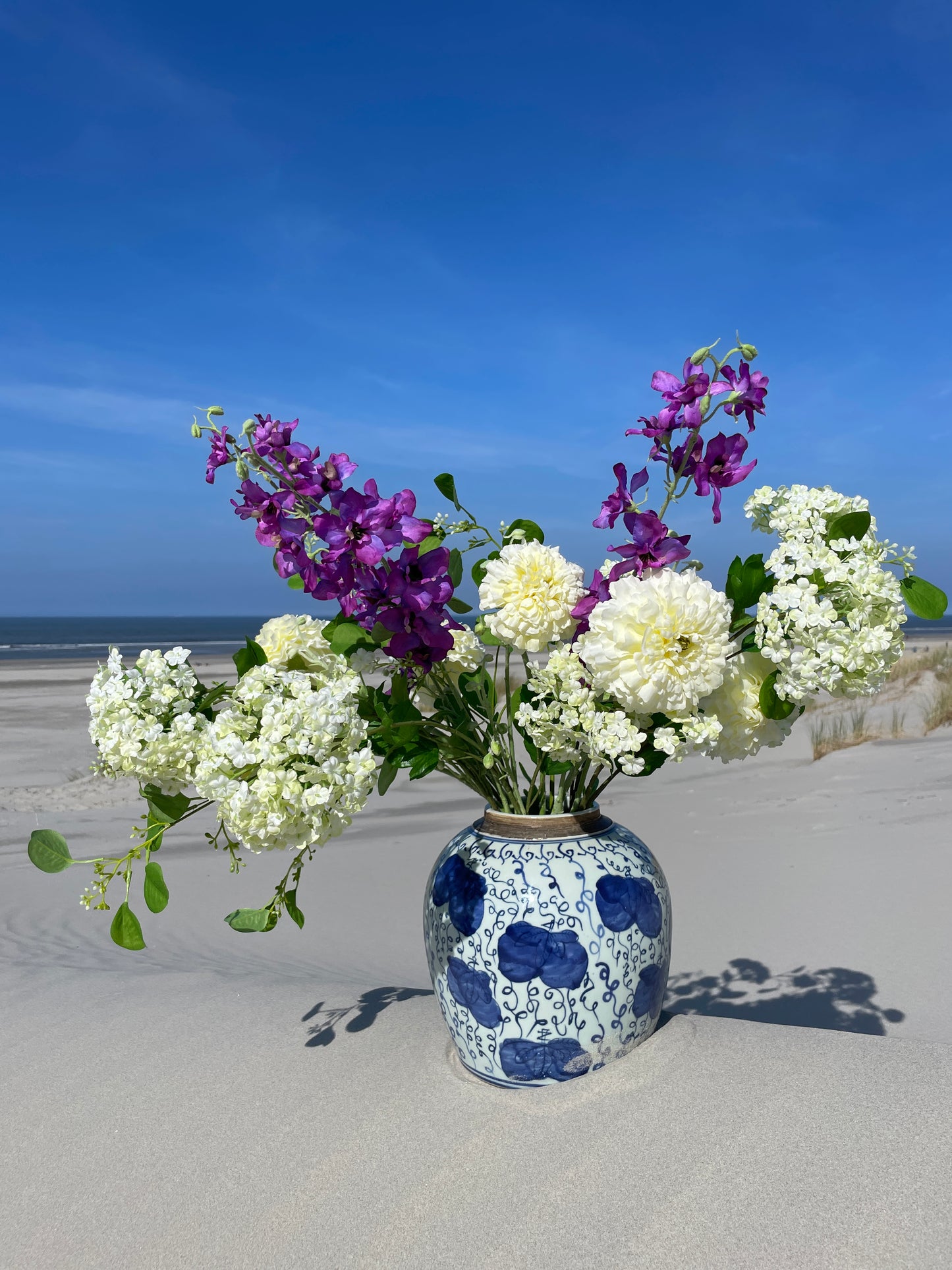 Kunstblumen Bouquet "Ocean Spray"