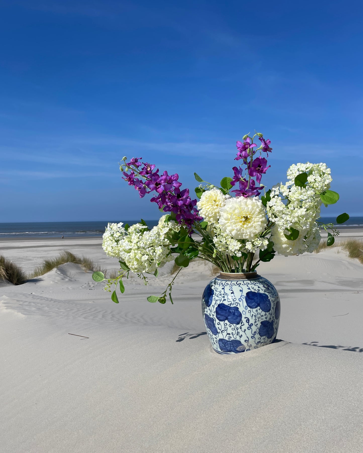 Kunstblumen Bouquet "Ocean Spray"