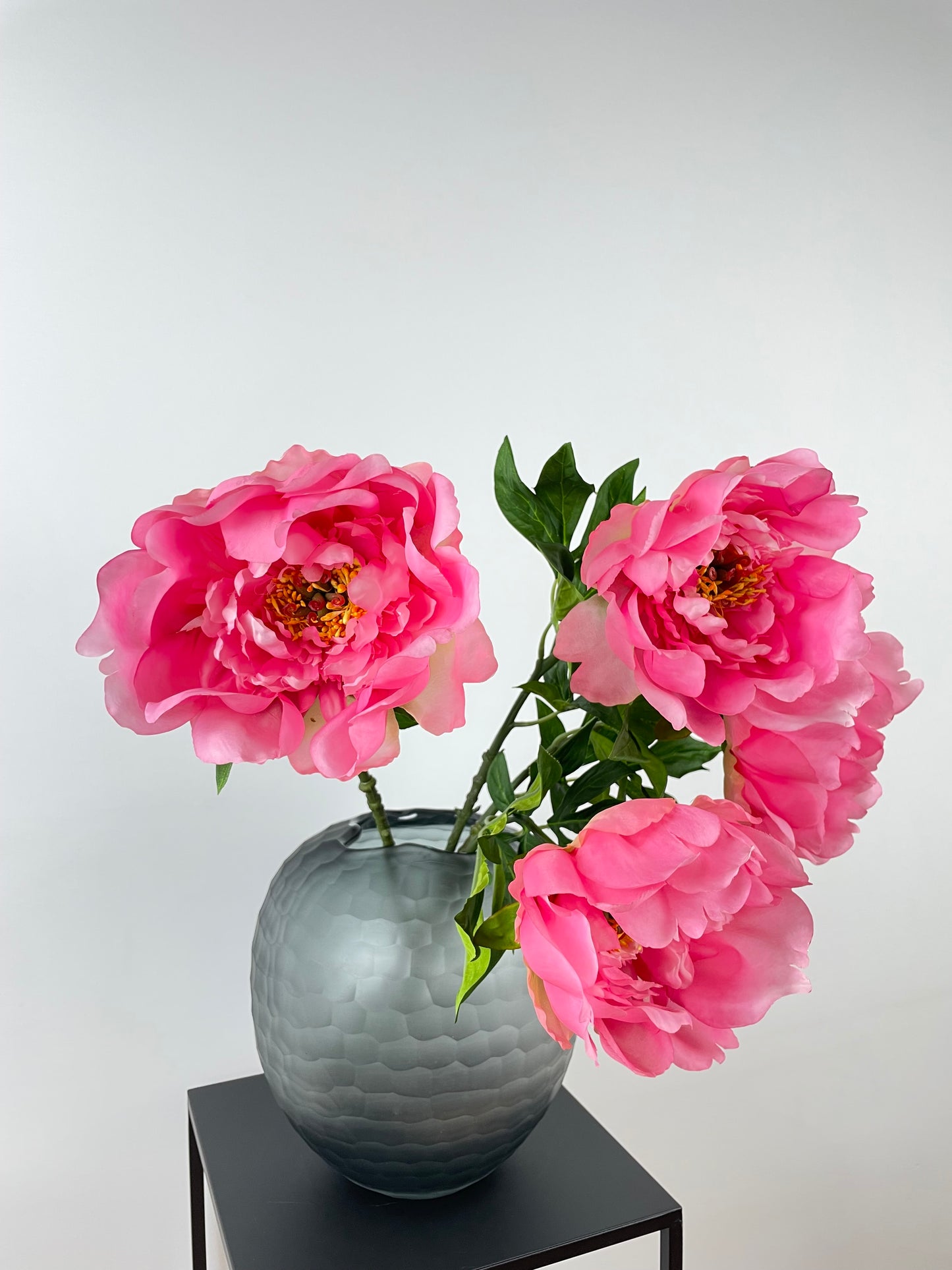 Künstliche Pfingstrose, pink, 61cm