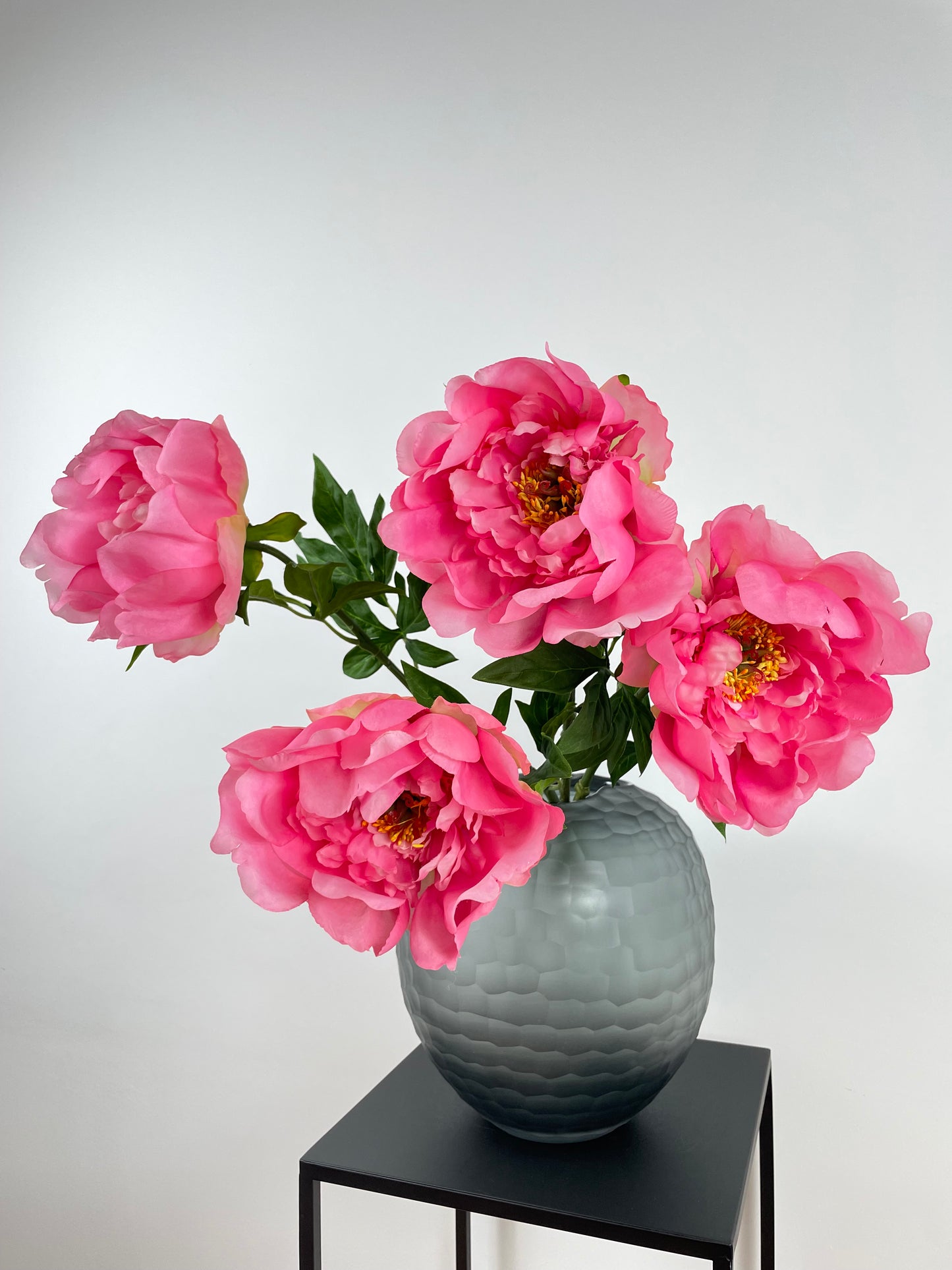 Künstliche Pfingstrose, pink, 61cm