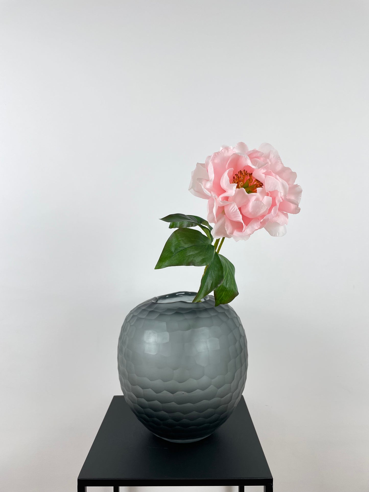 Artificial peony, pink, 56cm