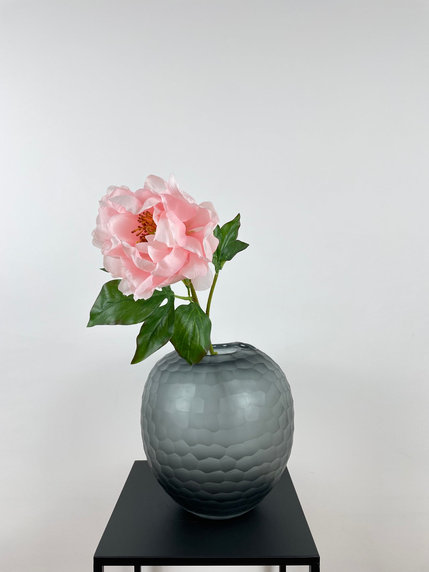 Artificial peony, pink, 56cm