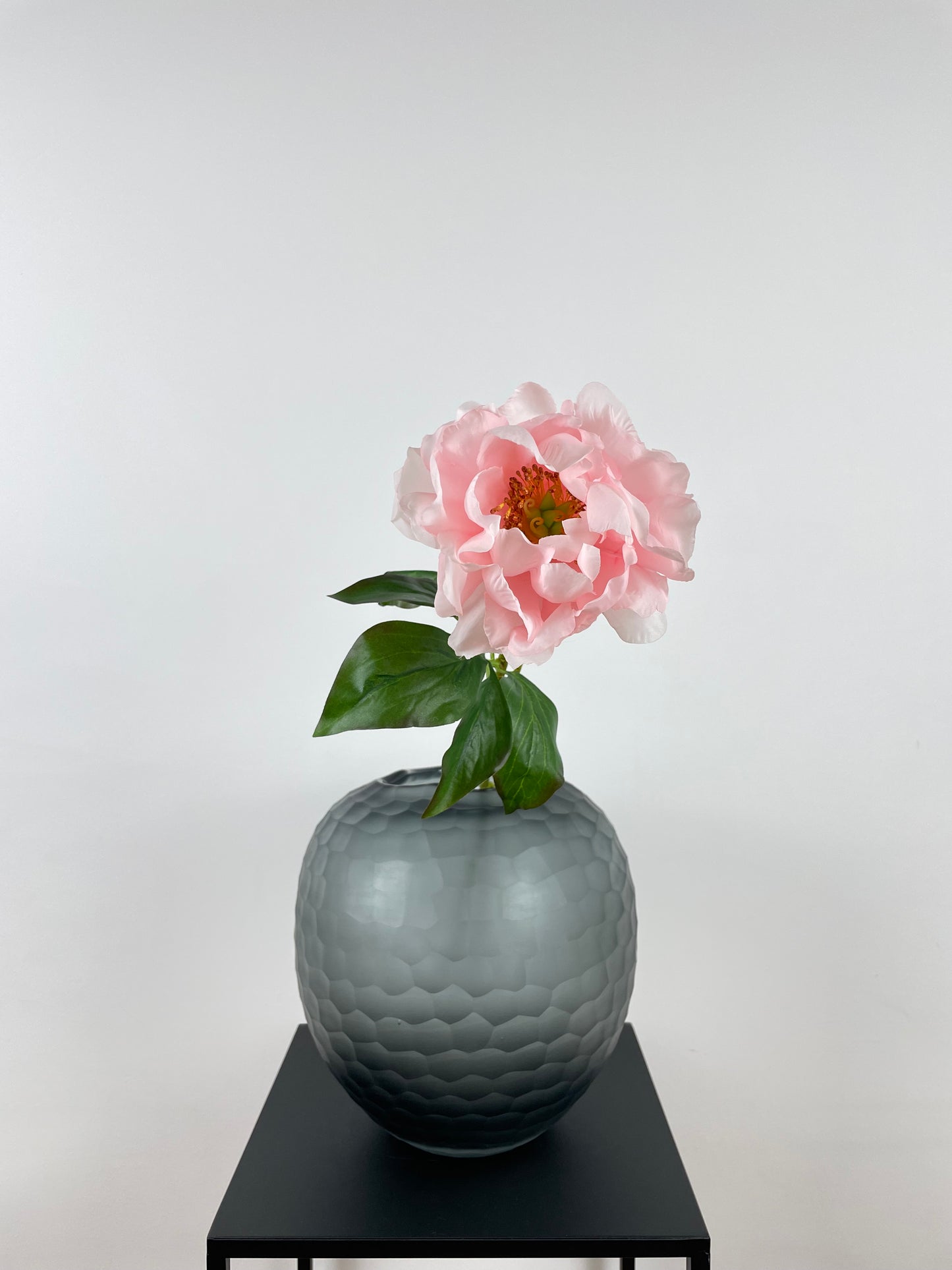 Artificial peony, pink, 56cm