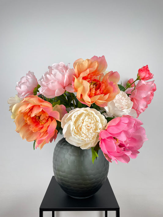Artificial flower bouquet "Peony Love"