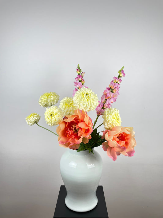 Artificial flower bouquet “Creamy Sorbet”