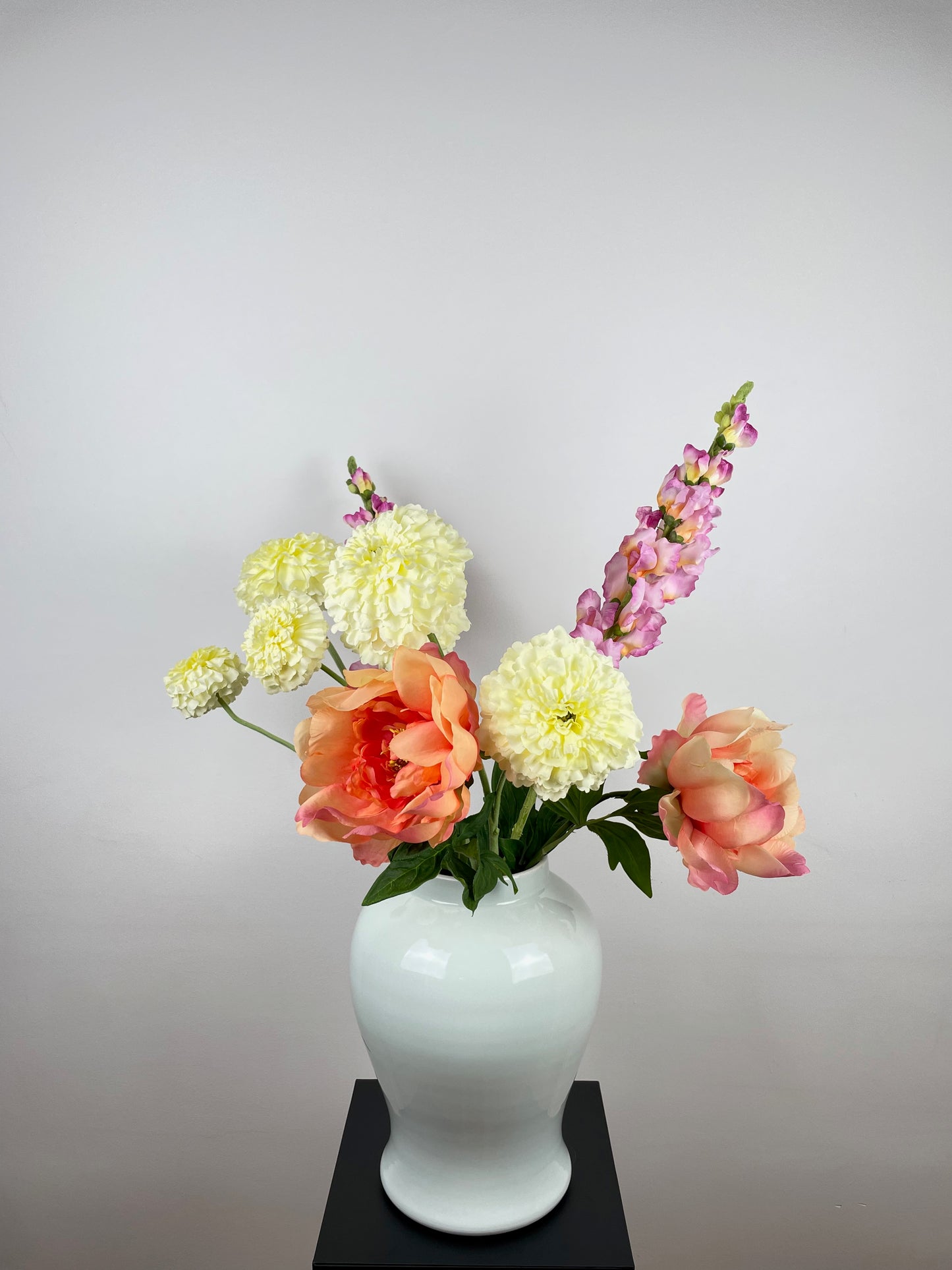Kunstblumen Bouquet "Creamy Sorbet"