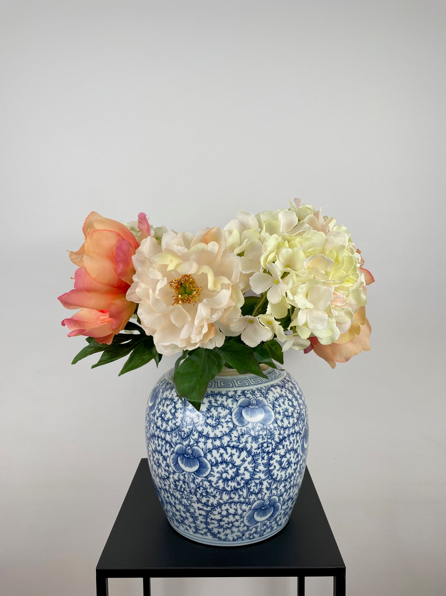 Kunstblumen Bouquet "Peach Breeze"