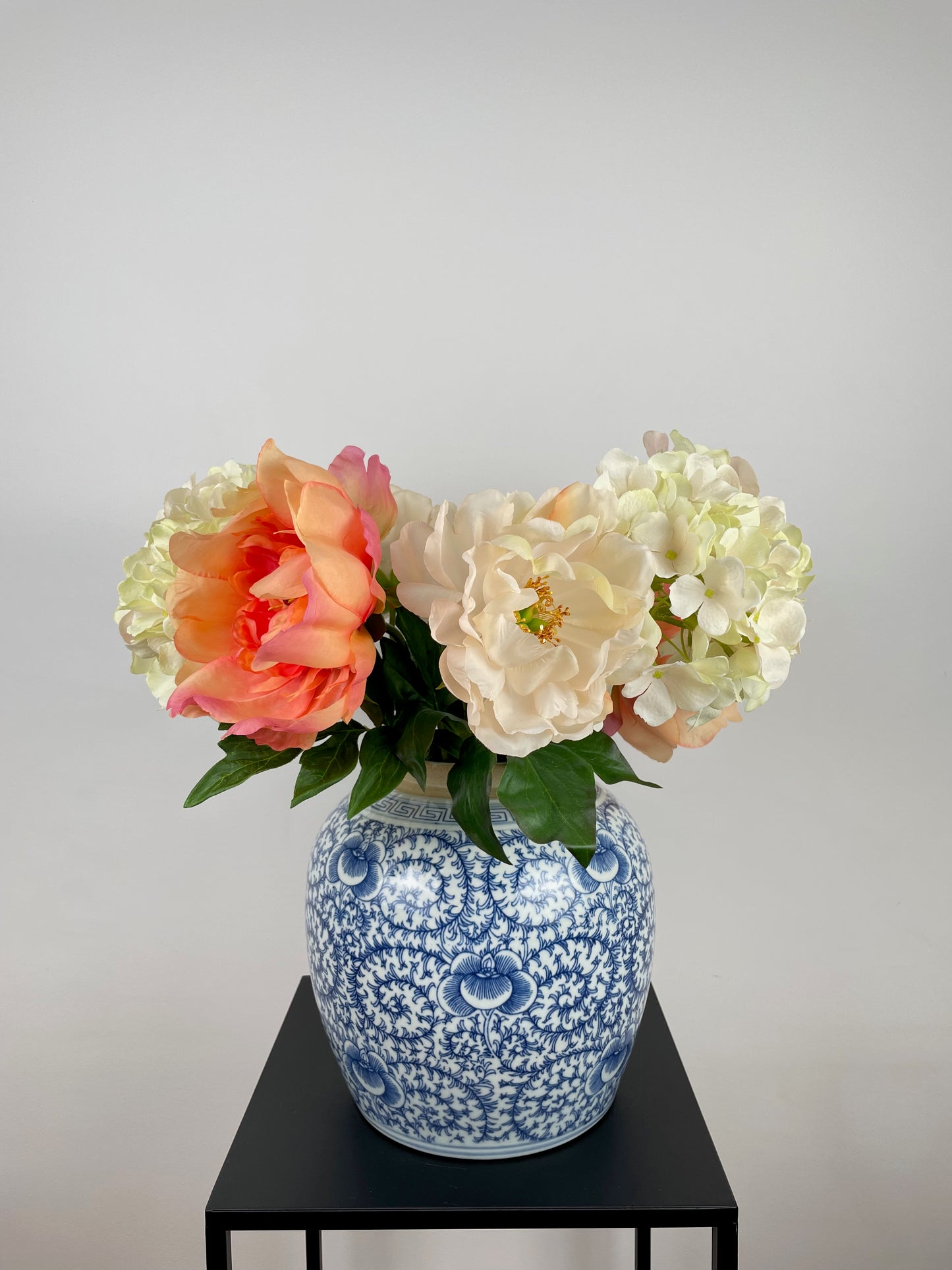 Kunstblumen Bouquet "Peach Breeze"