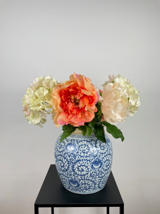 Artificial flower bouquet "Peach Breeze"