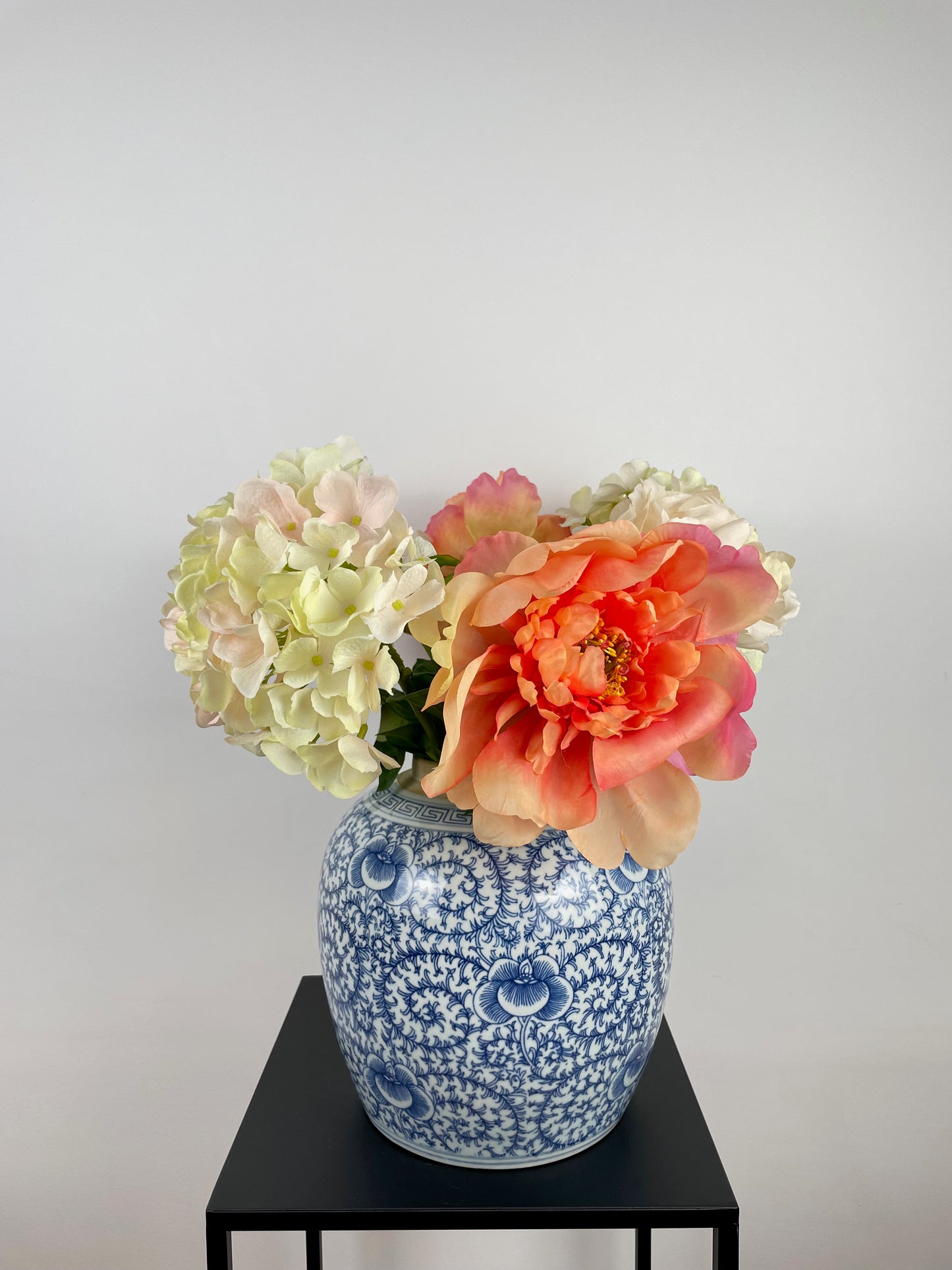 Kunstblumen Bouquet "Peach Breeze"