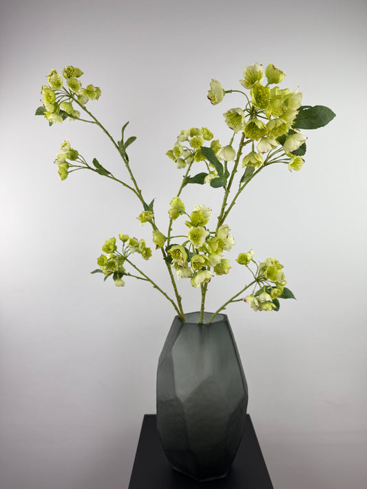 Künstliche Christrose wie echt, Grün, 100cm