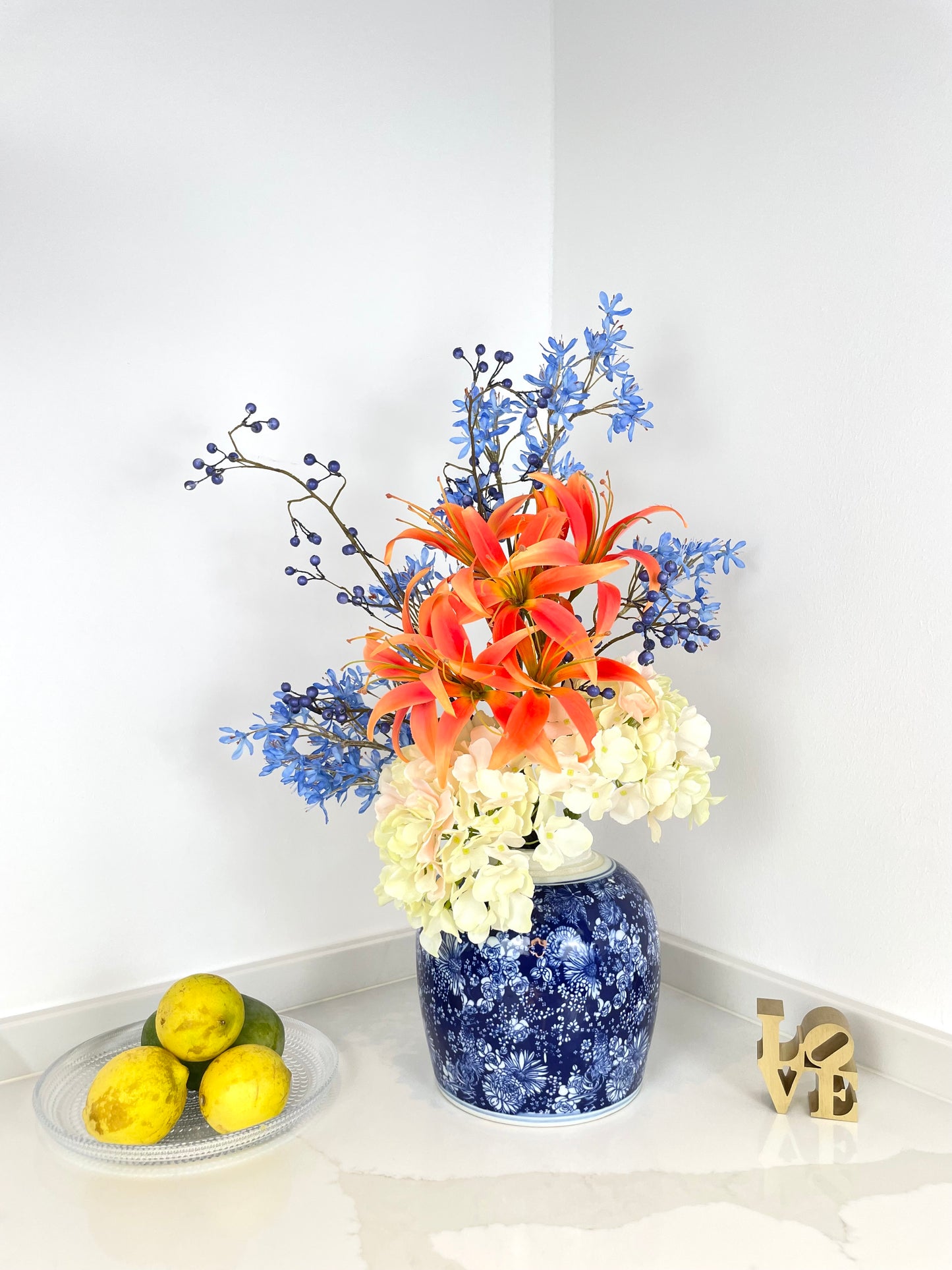Kunstblumen Bouquet "Island Love"