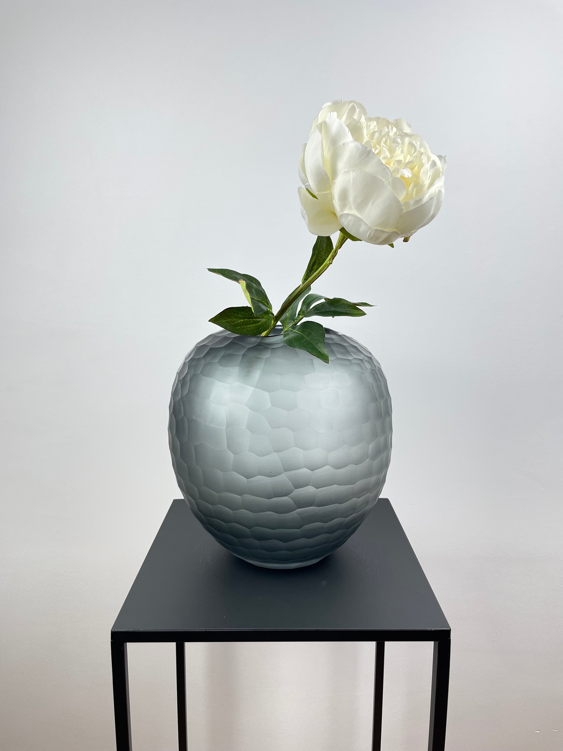 pfingstrose kunstblume weiss hochwertig wie echt 52 cm