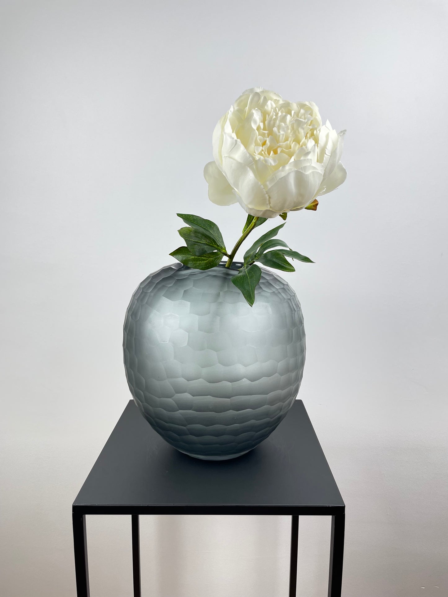 pfingstrose kunstblume weiss hochwertig wie echt 52 cm