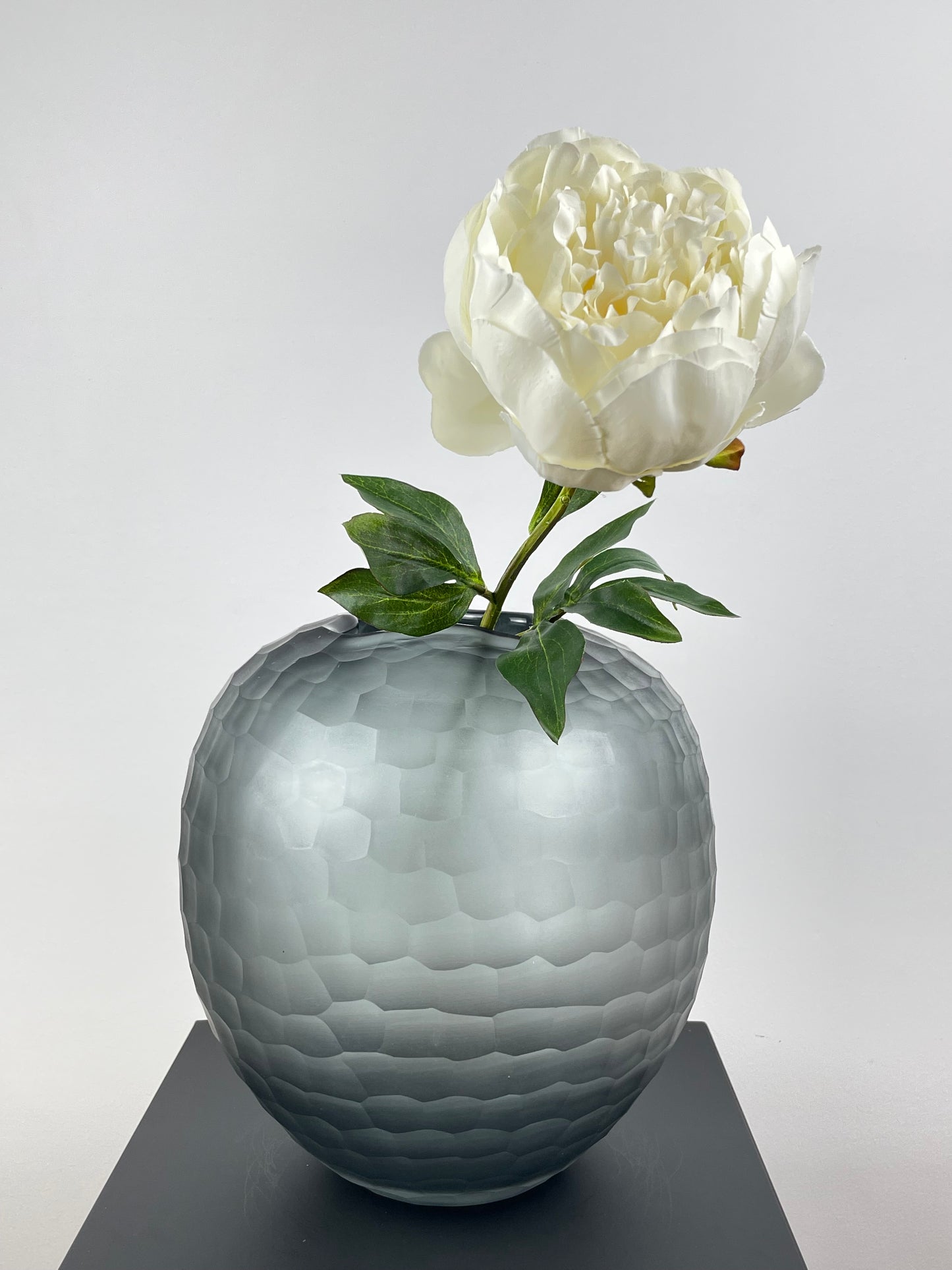 pfingstrose kunstblume weiss hochwertig wie echt 52 cm