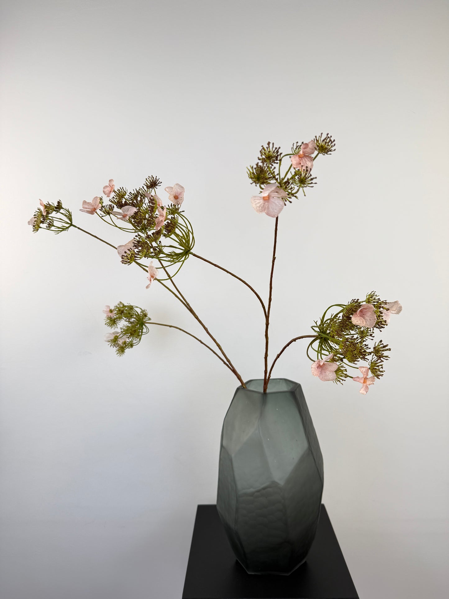 Künstliche Hortensie wie echt, mauve, 86cm