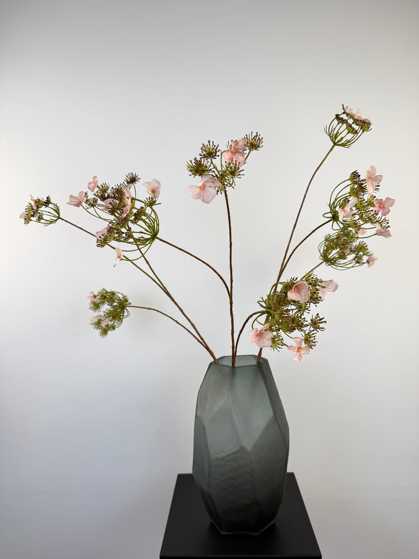 Künstliche Hortensie wie echt, mauve, 86cm