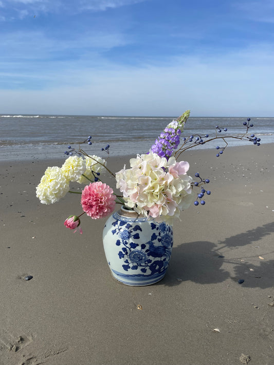 Kunstblumen Bouquet "Sandy Beach"