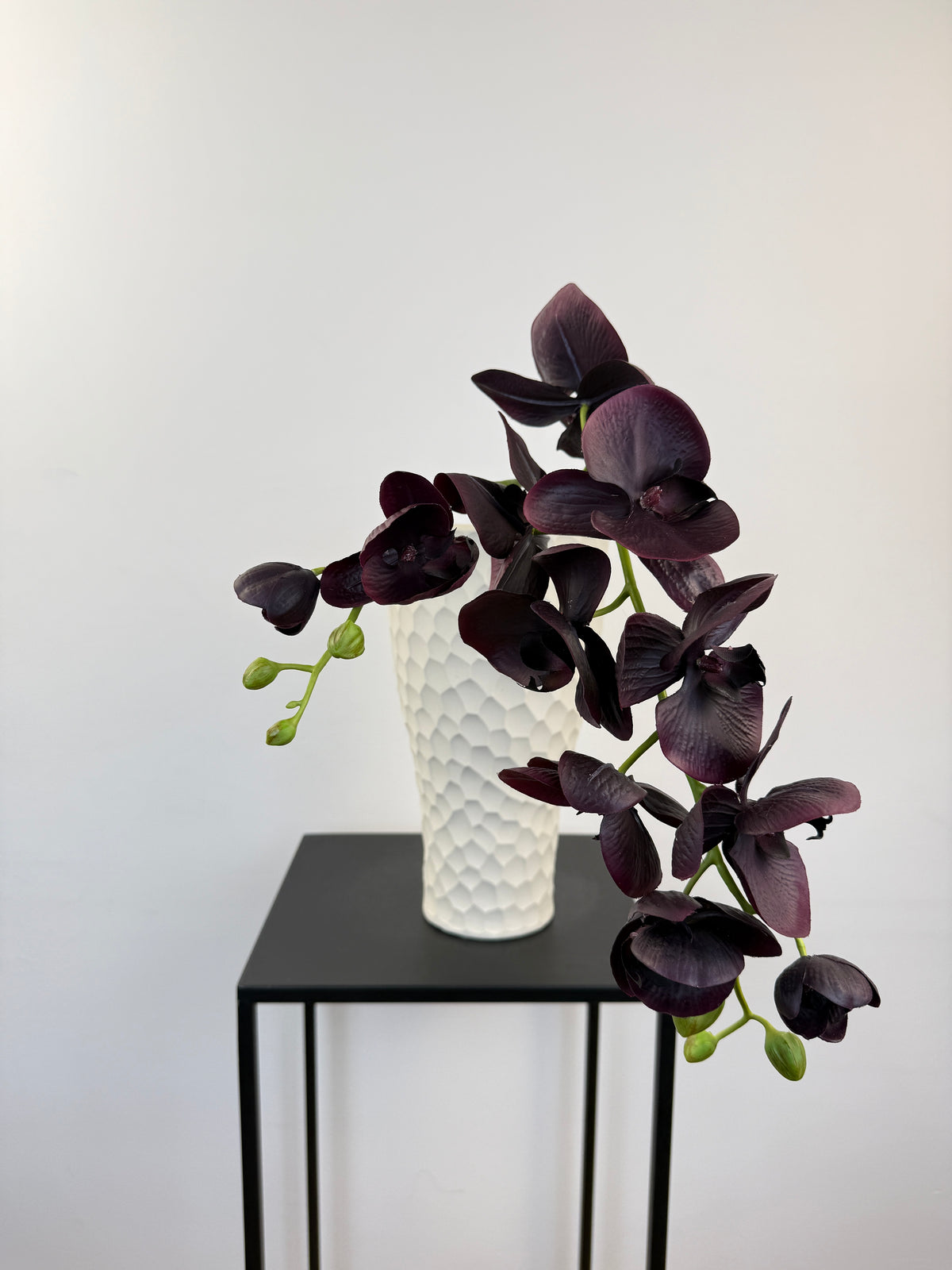Künstliche Orchidee wie echt, lila, 105cm, Ansicht 2 – Silk-ka