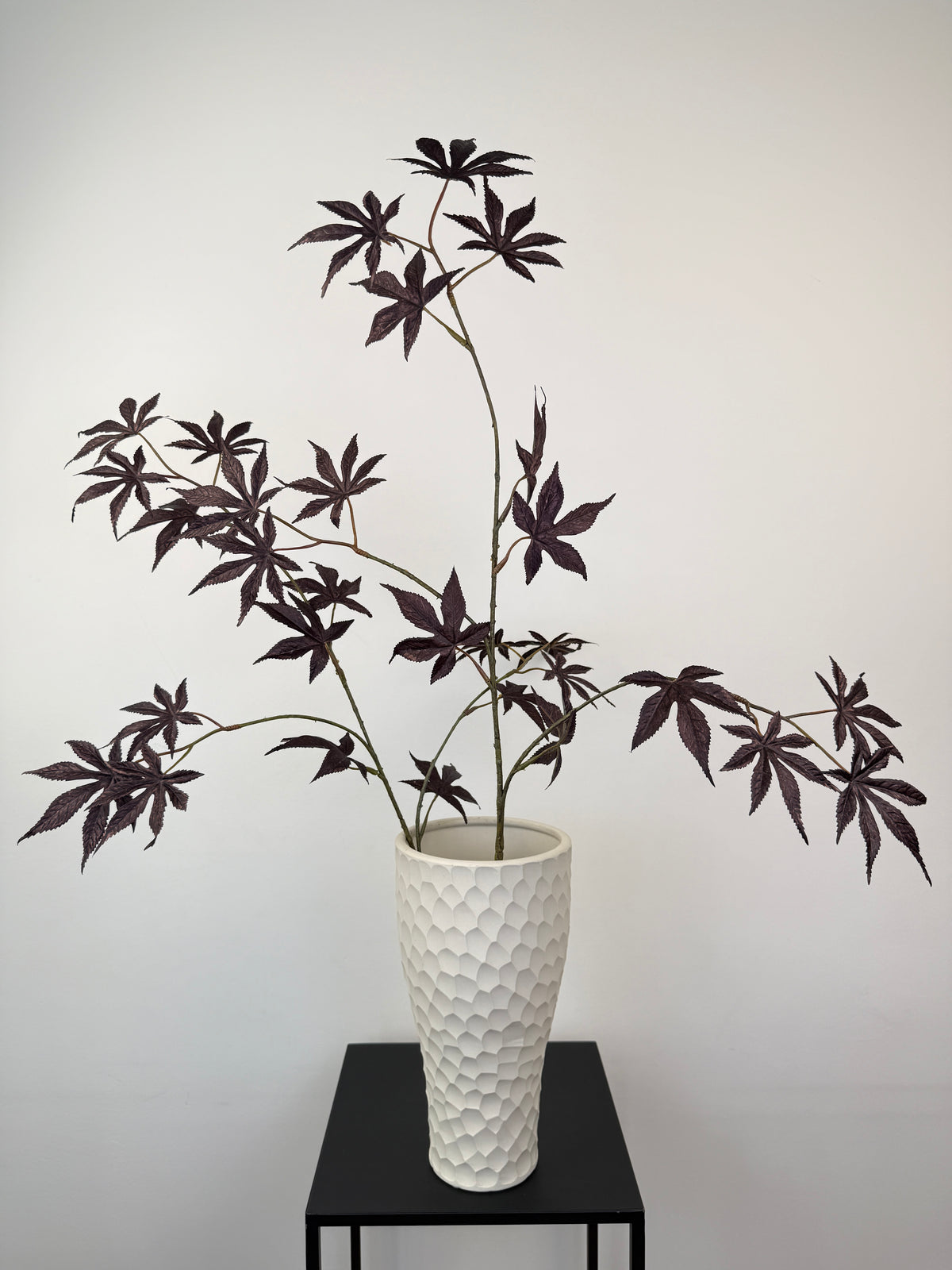 Künstlicher Ahornzweig wie echt, lila, 96cm, Ansicht 5 – Silk-ka