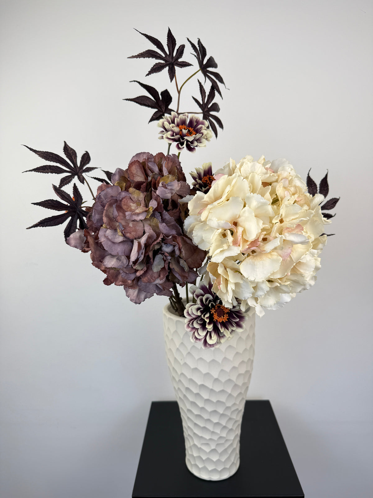 Kunstblumen Bouquet „Chocolate Creme“ wie echt – Silk-ka – Ansicht 4