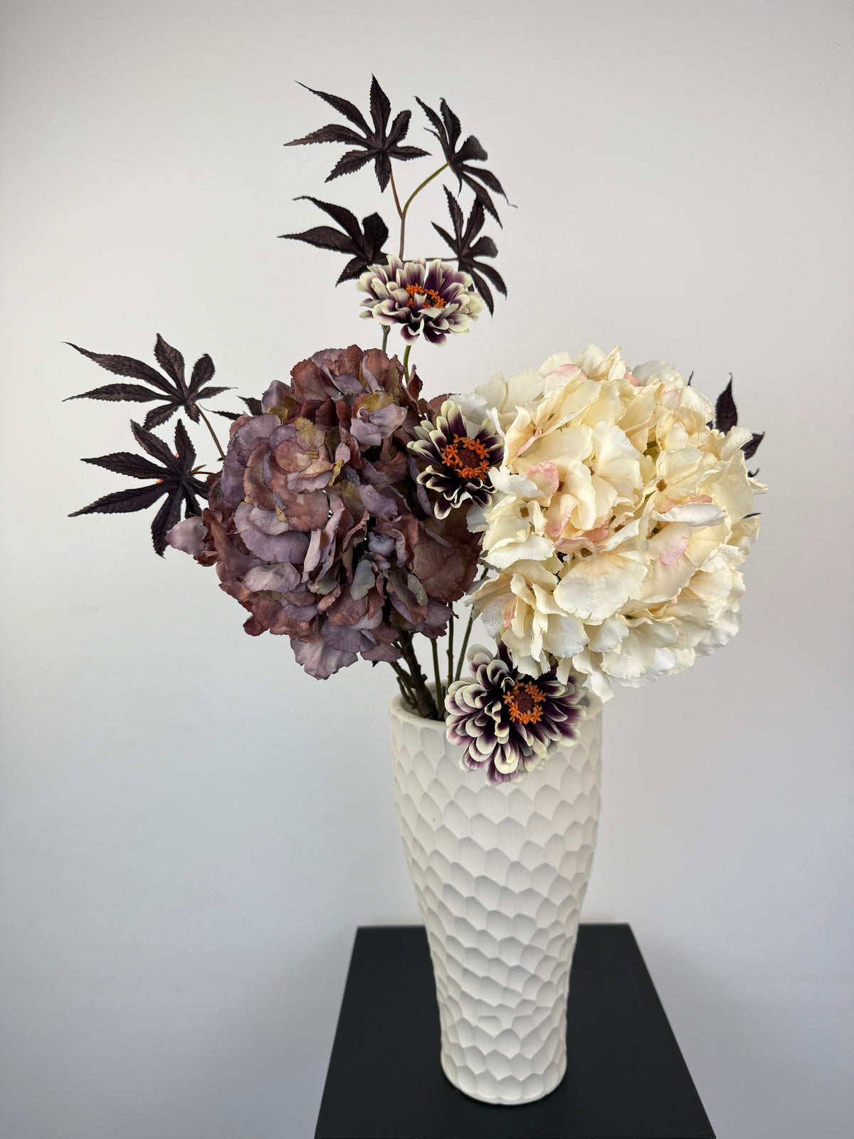 Kunstblumen Bouquet „Chocolate Creme“ wie echt – Silk-ka – Ansicht 5