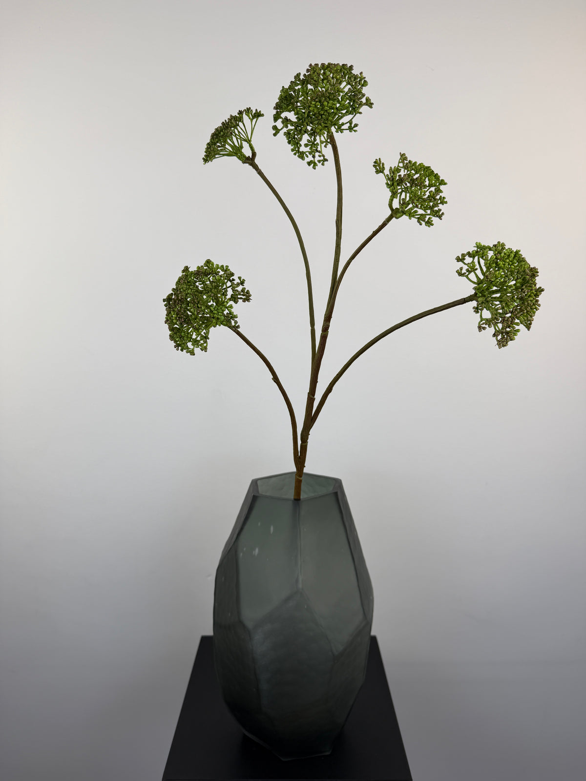 Künstliche Wilde Möhre / Queen Anne's Lace wie echt, grün, 78cm – Silk-ka