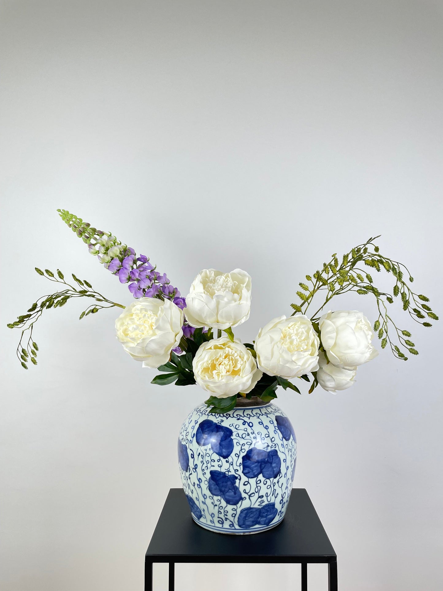 Kunstblumen Bouquet "Love Letter" mit Vase