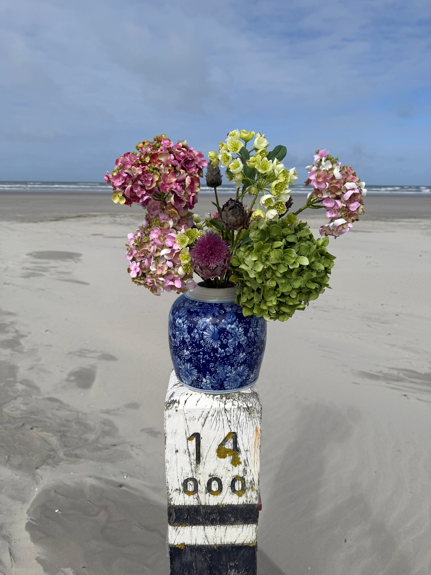 Kunstblumen Bouquet "Sweet Sunset"