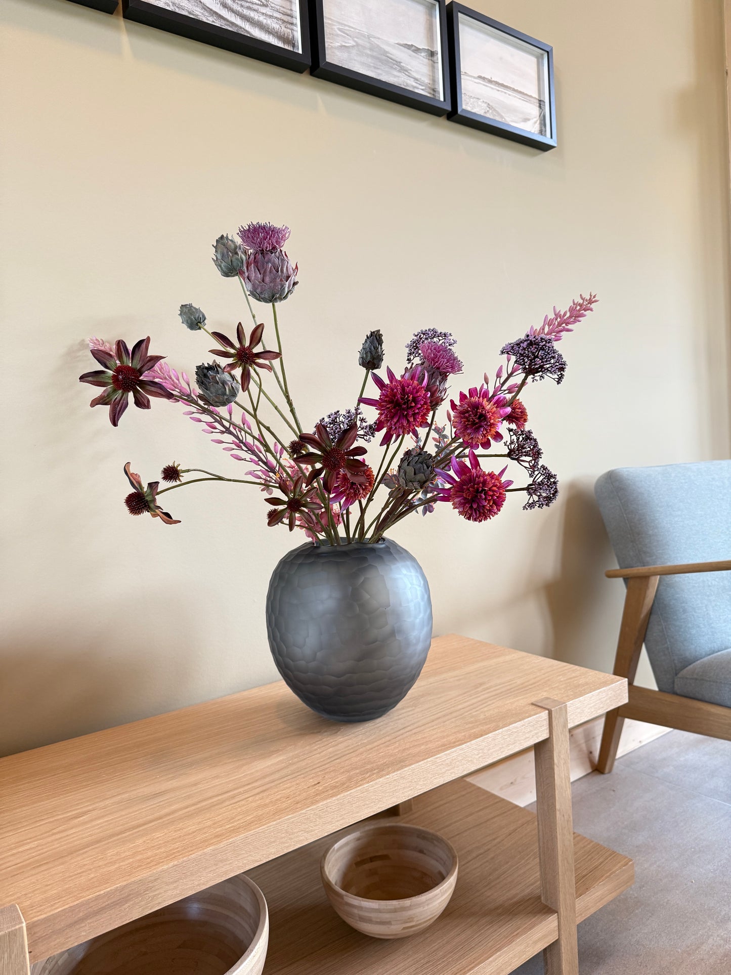 Artificial flowers bouquet "Sea Breeze"