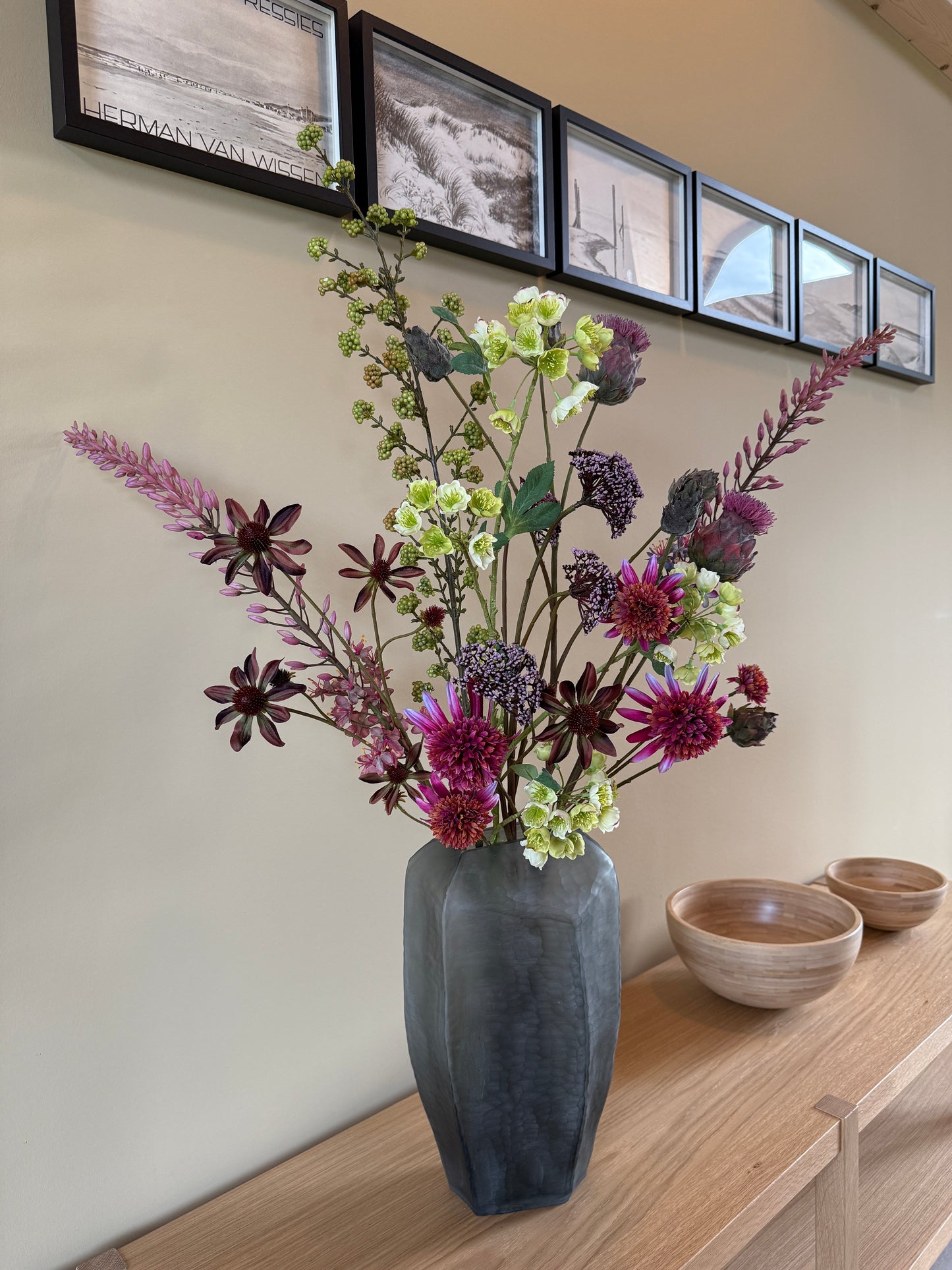 Artificial flower bouquet "Wildberry Dreams"